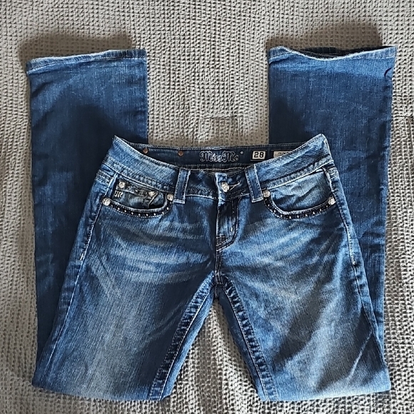 Miss Me Bootcut Jeans – Size 28 Rhinestone - Picture 3 of 10